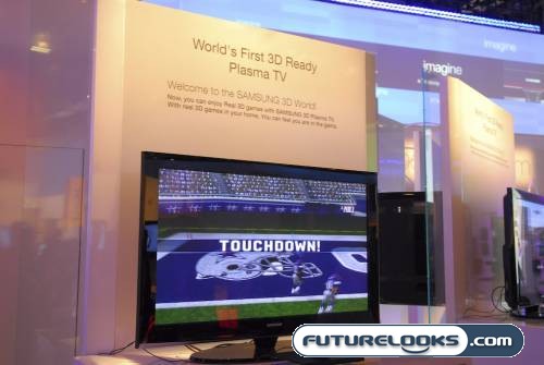 Samsung's 3D Plasma TV...glasses not included...
