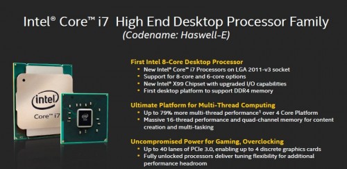 Intel Core i7-5960X Haswell-E Processor Specs 1