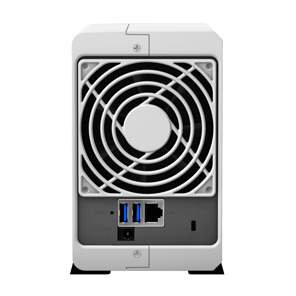 synology ds216j back