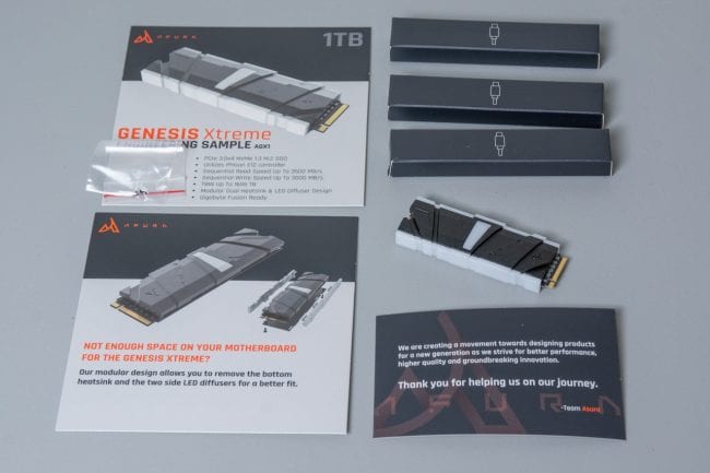 Asura Genesis Xtreme 1TB SSD - Contents