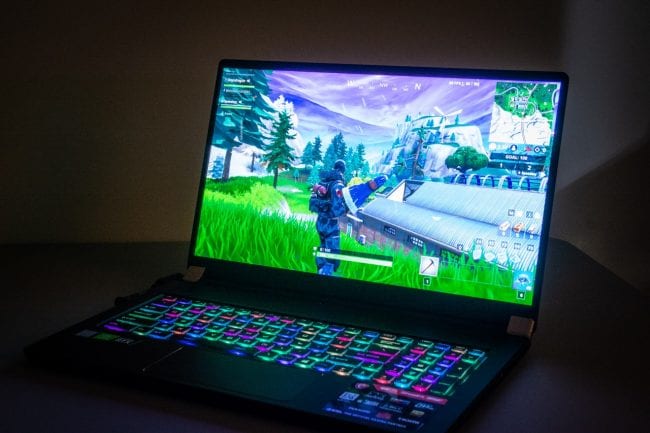MSI GS75 Stealth Gaming Laptop - RGB Keys